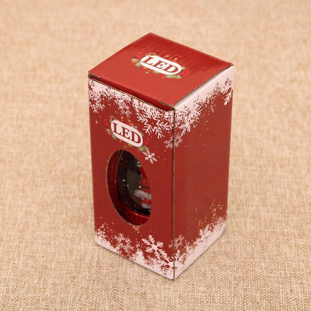 Christmas Glow Snowfall Horse Lantern - Handheld Window Ornament & Gift for Kids