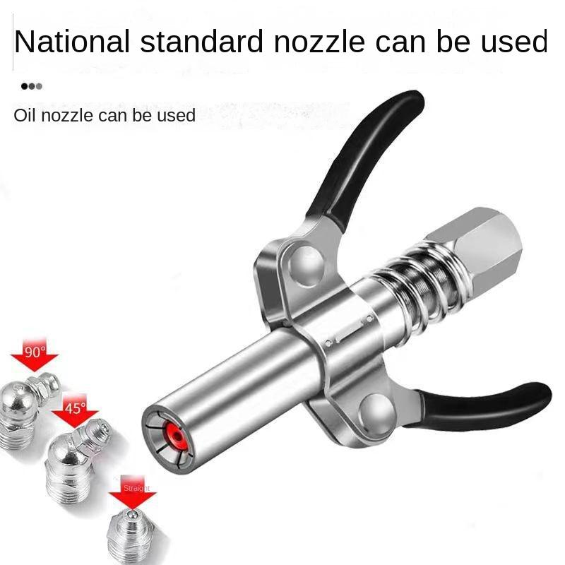 Соединитель для смазочного пистолета 10000 PSI NPTI/8, сопло для смазки высокого давления, масляный насос, автомобильный шприц, смазочный наконечник, аксессуары для ремонта, смазка