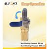 Air Conditioner Ball Valve 1/4" SAE Adapter, Straight Shut-Off Valve for HVAC A/C Automotive Service Tools, Fits for R134A R22 R12 R410A Refrigerant