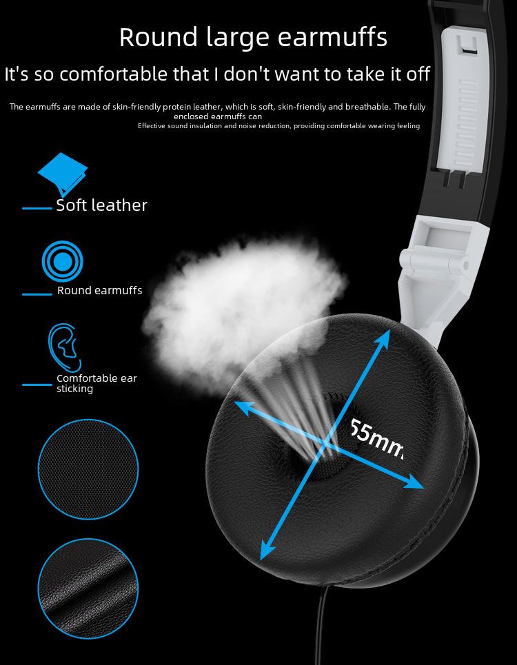 Трансграничные проводные наушники: Электронная клавиатура и использование компьютера в офисе, онлайн-занятиях и обучении