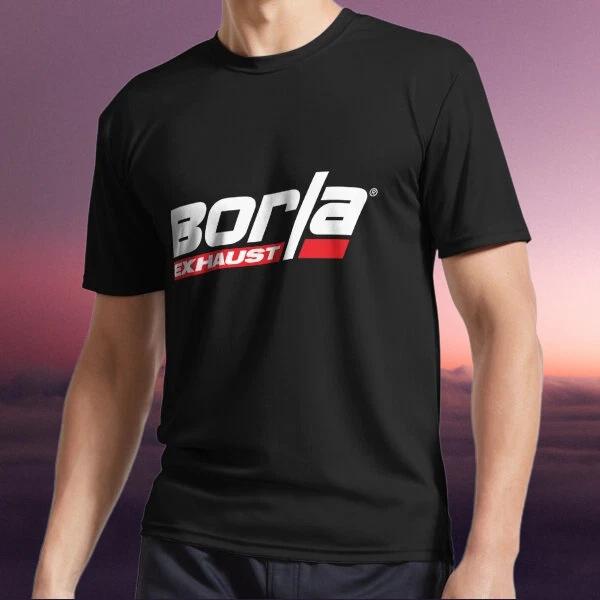New Shirt BORLA EXHAUST Active Logo T-Shirt Funny Size S to 5XL