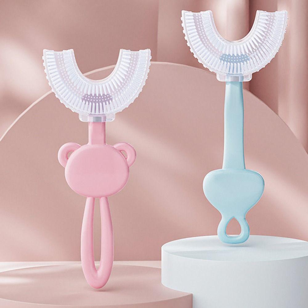 Чистка зубов Силиконовый Уход за полостью рта Зубная щетка Щетка для чистки зубов Чистка Щетка U-образная зубная щетка