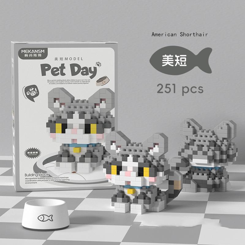 Серия Микро Строительных Блоков Дед Мороз и Олени Головоломка Собираемые Кубики Настольное Украшение Игрушки Дети Дети Рождественские Подарки