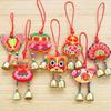 Snake Year Tiger Head Embroidered Apple Gourd Blessing Sachet Wind Chime Car Pendant Gift