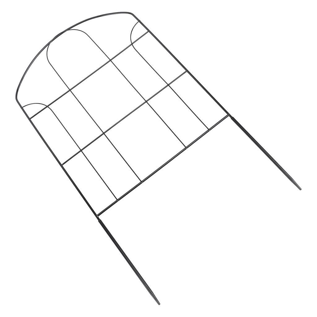 Декоративный садовый забор Арочный забор Бордюр Железная металлическая проволока Панельный забор Собака Кролики Земляные колья Fe