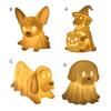 Dog Ghost Lamp Halloween Dachshund Ghost Night Light Desktop LED Puppy Decoration Mantel Bedside Ghost Light Gift for Dog Lovers