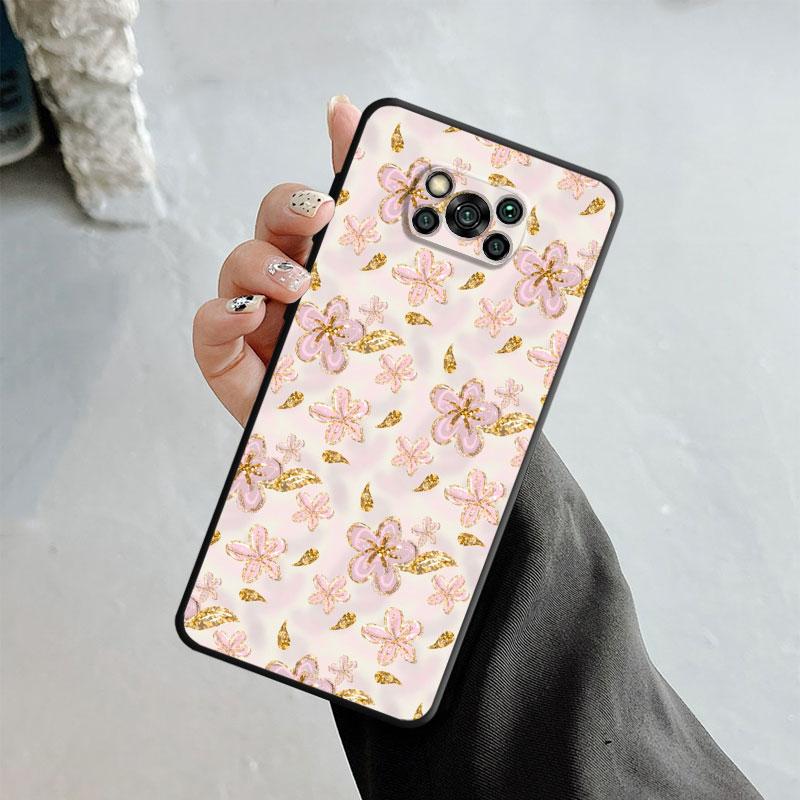 Чехол для Xiaomi Poco X3 Nfc X4pro M3 C40 для Mi 12 11 10 10t 8 Note10 Lite 11ultra 11t Pro F1 розовое золото розовая королева принцесса