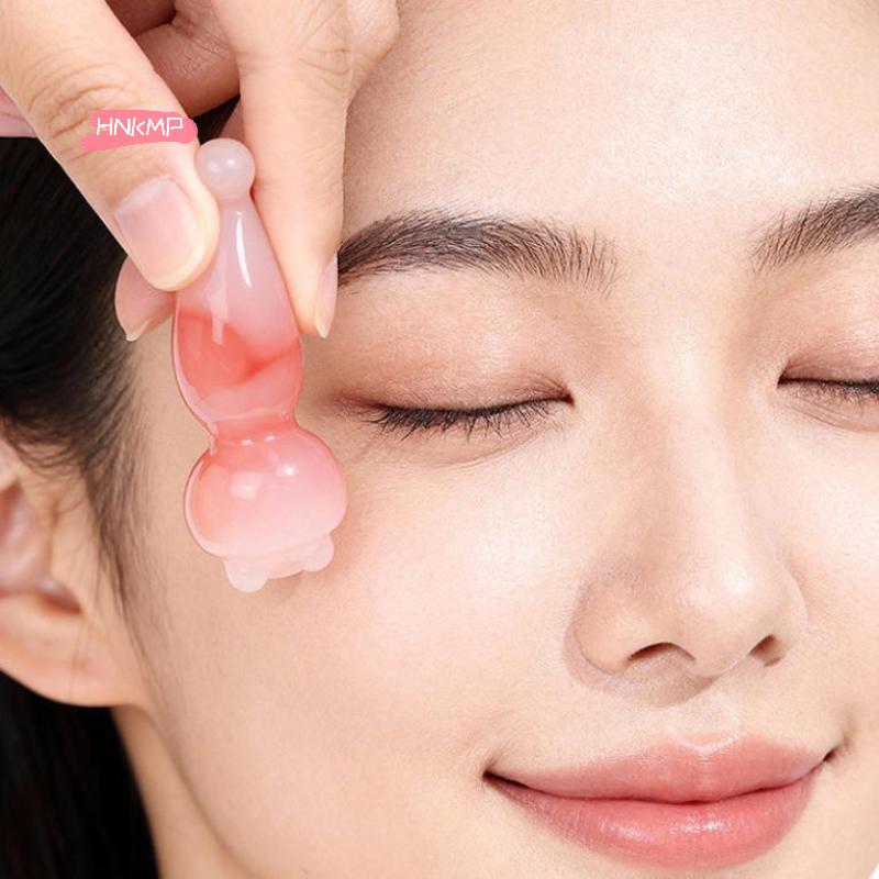 1Pcs Lotu Seedpod Shape Massager Facial Physiotherapy Tool Resin Gua Sha Face Skin Care Massage Stick Smooth Face Massage Tool