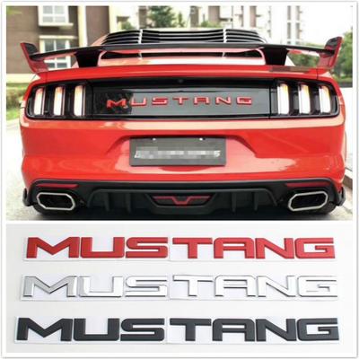 Автомобильная 3d наклейка для Ford Mustang GT, эмблема на переднем капоте, задний багажник, задняя дверь, логотип, буквенная наклейка