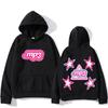 Pink Mp3 Emilia Melnas Hooded Graphic Print Sweatshirt Hoodie Sweatshirt