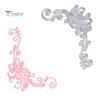 Flower Corner Cutting Die DIY Scrapbooking Photo Album Decor Embossing Stencil