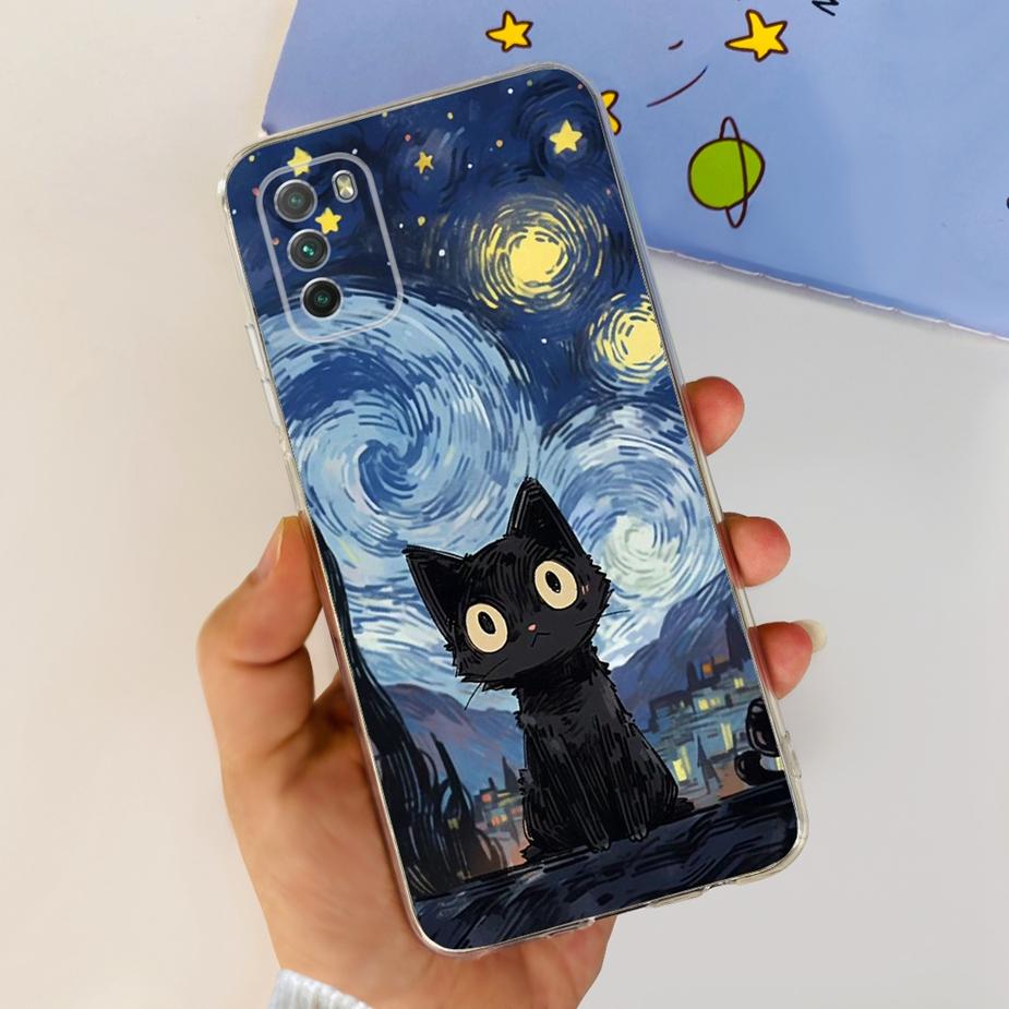 Для Xiaomi Poco M3 Чехол PocoM3 Pro Новый Модный Расписной Чехол Мягкий Силиконовый Чехол для Телефона Для Xiaomi Poco M3 Pro PocoM3 Fundas Coque