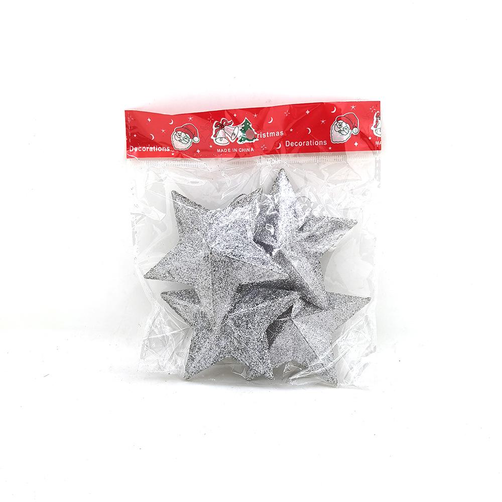 Gold Glitter Star Pendant - Christmas Tree Ornament