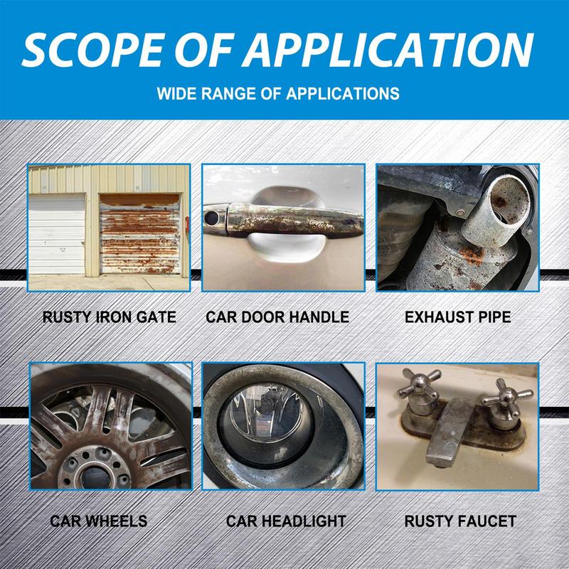 Средство для удаления ржавчины с плитки, растворитель ржавчины, очиститель ржавчины, средство для удаления пятен ржавчины, чистящие средства для автомобиля, 100 мл, спрей для удаления ржавчины, очиститель дисков