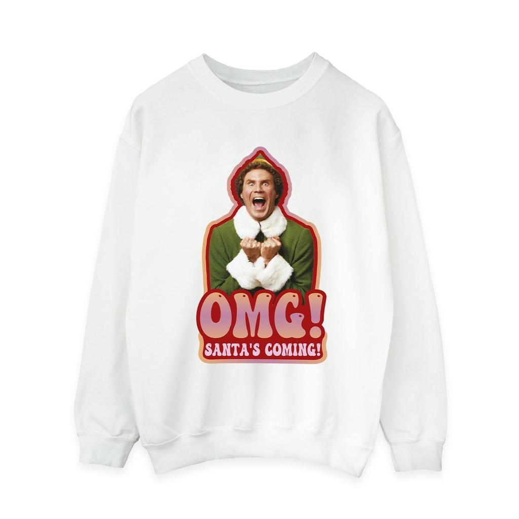 Elf Womens/Ladies Santa´s Coming Sweatshirt