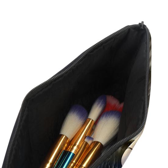 Популярная портативная сумка-карандаш с квадратным узором для девочек