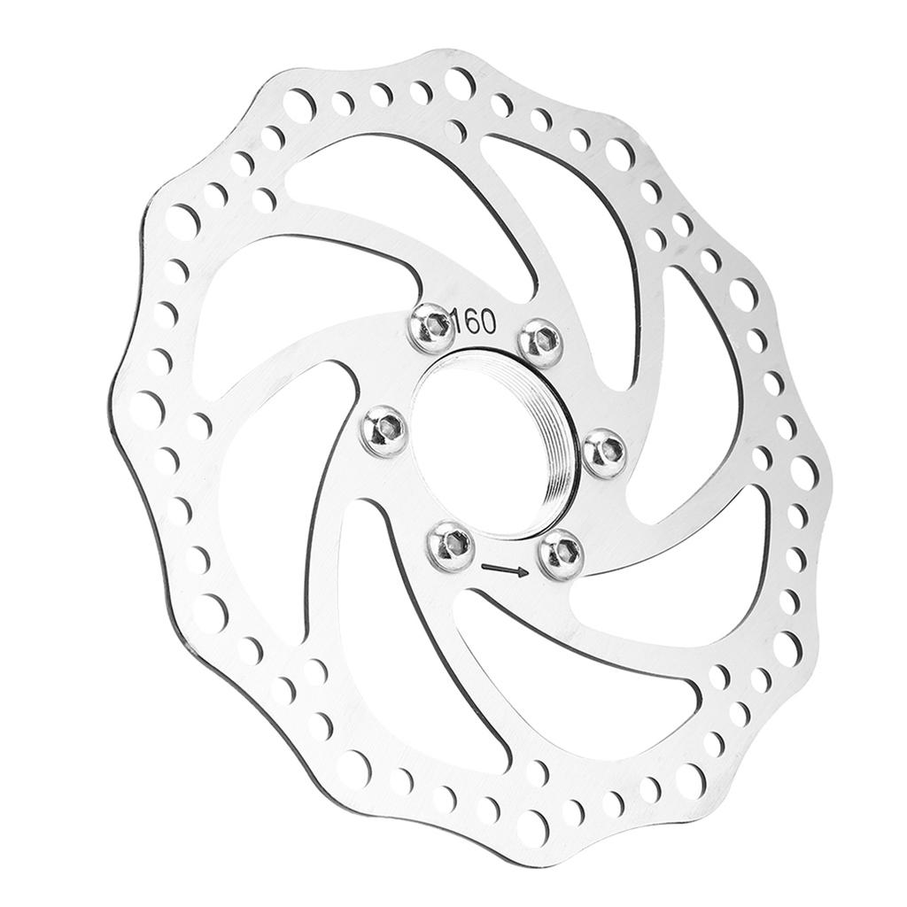 Mountain Bike 160mm Threaded Hubs Brake Disc Rotor Flange Adapter with 6 Bolts