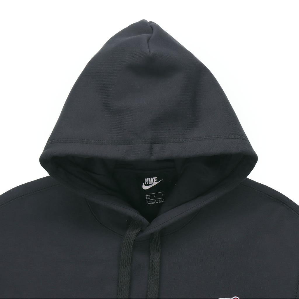 Nike Серия Airmoji Спортивная одежда с логотипом Повседневная спортивная толстовка с капюшоном Мужская спортивная одежда Серый CZ2334-070