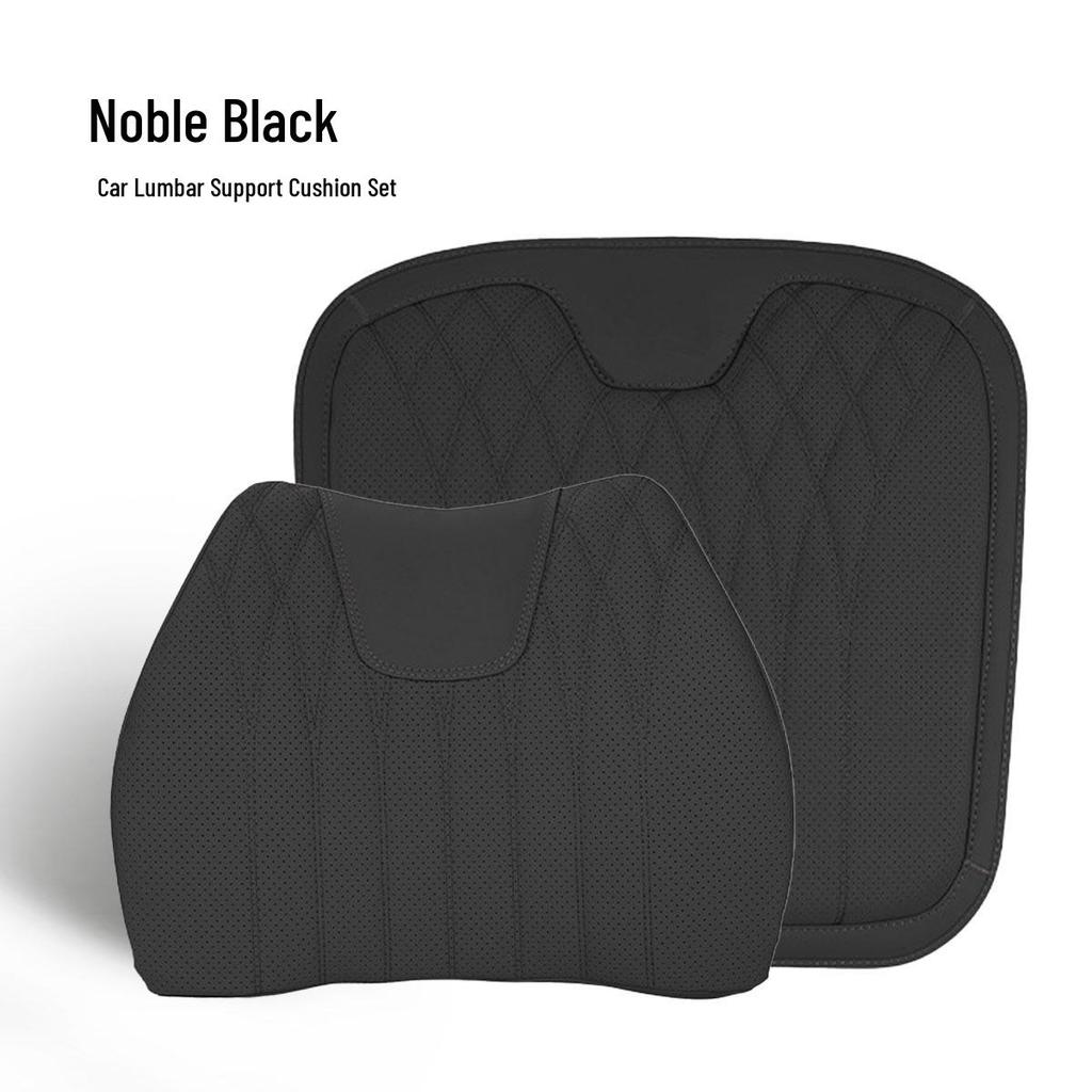 Подушка для поясничной поддержки из кожи наппа - Универсальная подушка сиденья из пены с памятью для всех сезонов