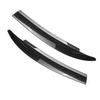 Gloss Black/Carbon Pair For VW Scirocco R GTS 2008-2017 Front Headlight Eyelid Eyebrow Trims Car Stickers Exterior Accessories