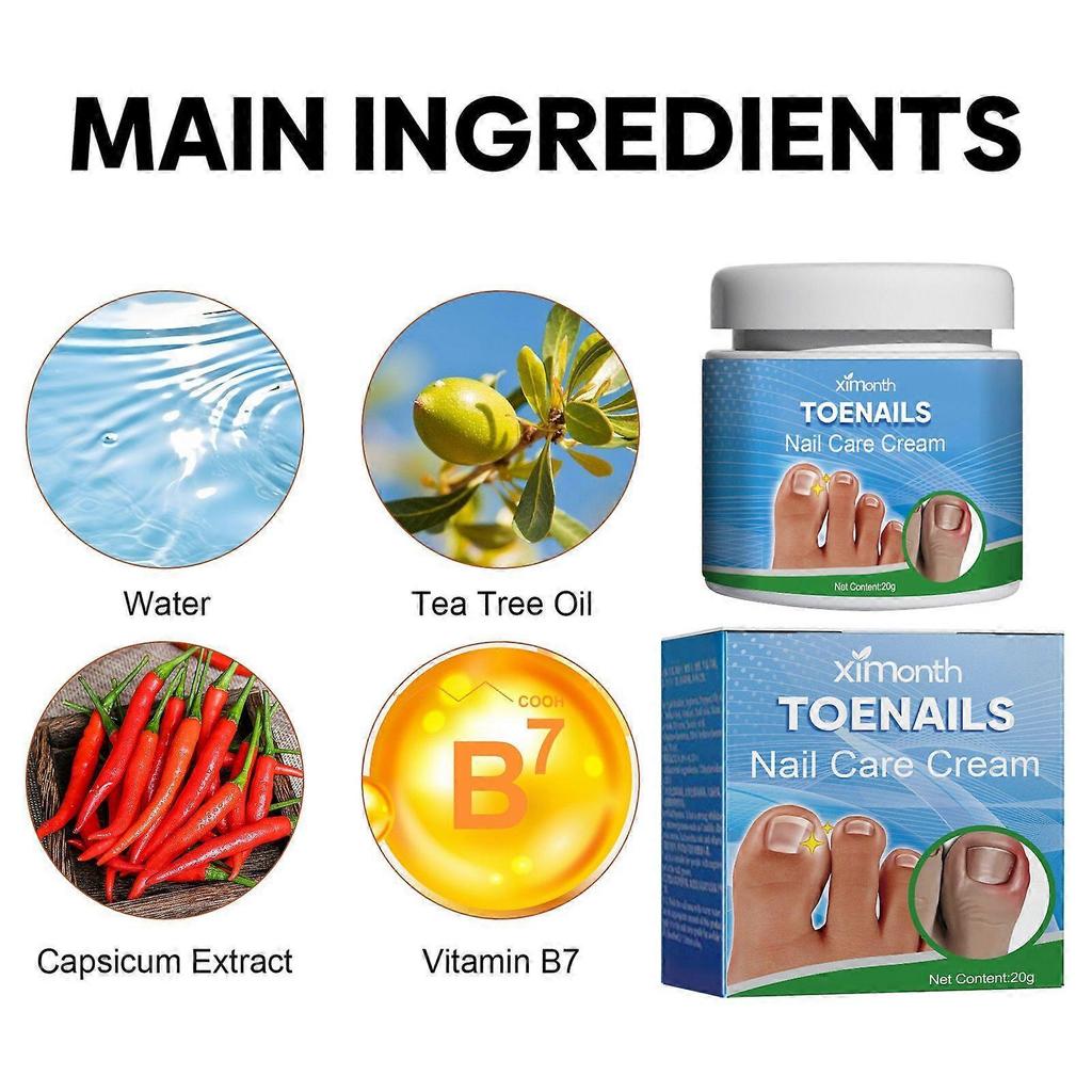 Ximonth Nail Care Cream - Repairs Gray Nails, Ingrown Nails, Soft Or Thickened Nails, Relieves Swelling And Pain