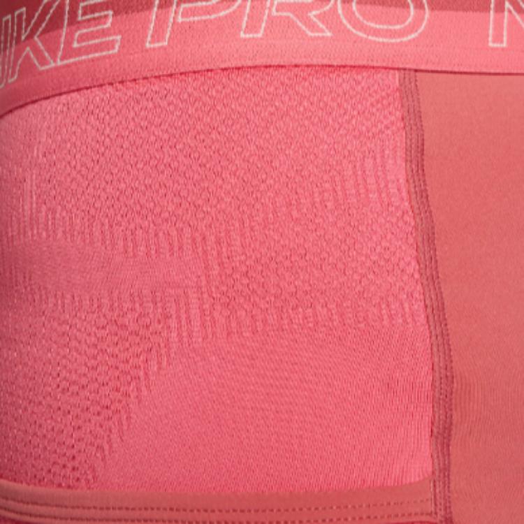 Nike Шорты для тренировок с высокой талией и карманами, женские шорты розового цвета DX0059-655