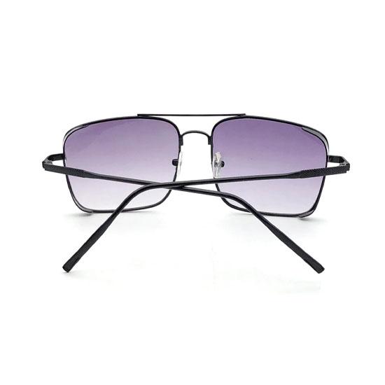 RSINC Unisex Premium Metal Hinges Heavy UV Protected Sunglass | Retro Premium Metal Frame 100% UV Rectangular Dark Black | O