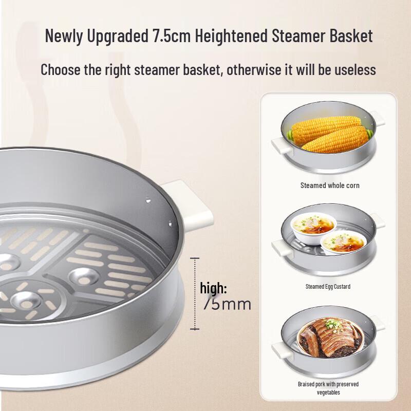 Midea 4L Multi-functional Electric Cooker with Steamer