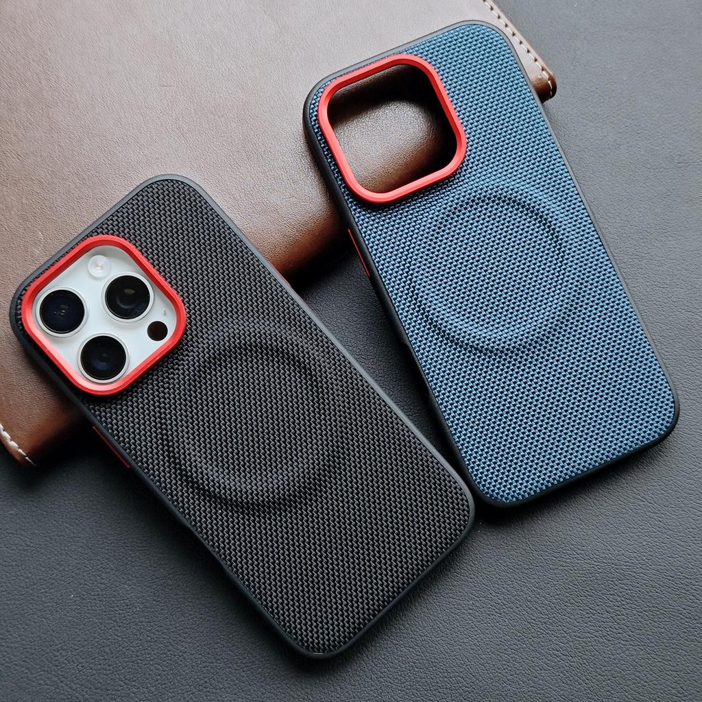 Для iPhone 17 16 Promax 15 Pro Чехол из ПУ кожи Магнитная Беспроводная зарядка Защитная задняя крышка Чехол CMDKNPCX