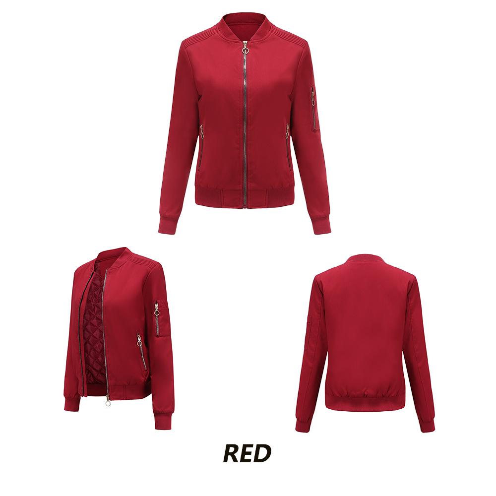 New European & American Fashion Women's Casual Thin Cotton Jacket - Autumn/Winter