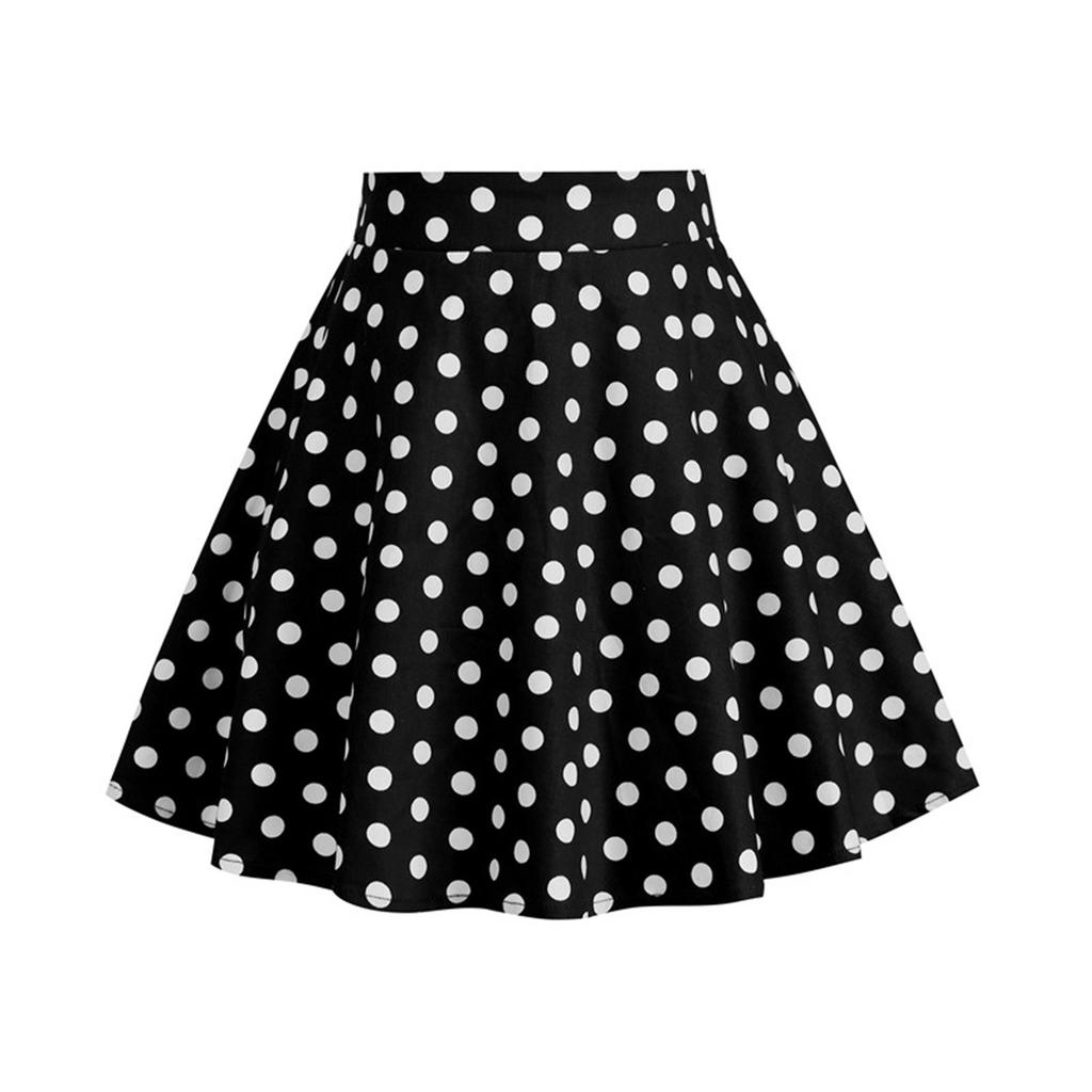 Summer Children Dot Print Vintage Children's Clothing Girls Skirt