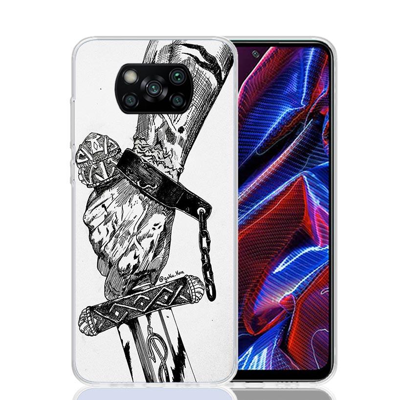 Чехол для телефона Vinland Saga для Xiaomi Poco X7 X6 X5 Pro F7 Ultra Redmi 15C 15 13 13C 12 12C 10 10A 10C 9 9A 9C 9T Покрытие Poco X7 X6