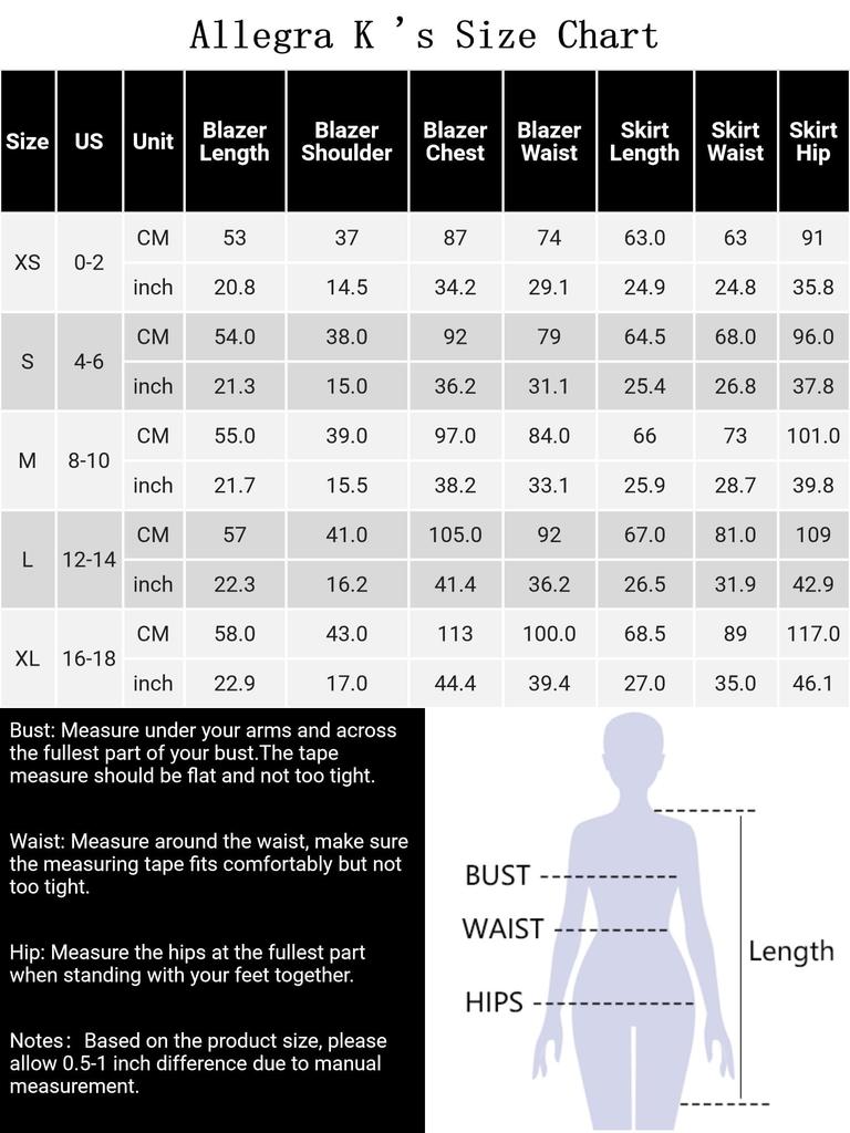 Женский костюм-двойка Allegra K: блейзер и юбка с твидовой отделкой, розовый, размер M