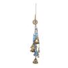 Hanging Bell Decor Blessing Metal Bells Wood Beads Hemp Rope Pendant Room Decoration for Door Handle Knob H Type