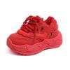 Детская спортивная обувь 2025 осень новая подошва на платформе мальчиковые кроссовки папы легкие девичьи маленькие белые туфли детские маленькие красные туфли