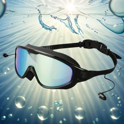 Очки для плавания с защитой от запотевания, защитой от УФ-лучей, водонепроницаемые, спортивные, регулируемые для тренировок по плаванию