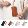 Portable Sunglasses Storage Case Pu Leather Hanging Neck Eyeglasses Case  Travel