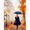 5D DIY Алмазная картина "Осенний дождь" Алмазная вышивка Набор для вышивки крестом Полный Стразы Мозаика Домашний декор