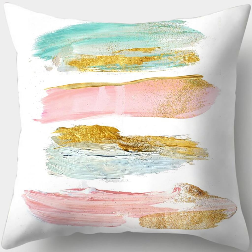 Персонализированная подушка для сна, наволочка в стиле масляной живописи, квадратная подушка для дивана, подушка для эркера в спальне, офис