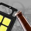 Мини светодиодные фонарики 3 режима USB-перезаряжаемые COB Брелок Рабочий свет Многофункциональный Кемпинговый фонарь Портативный Магнитный Фонарик