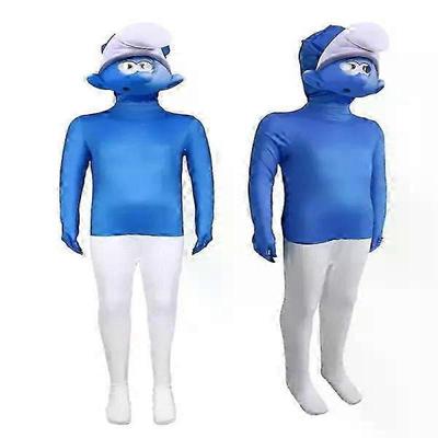 Костюм Косплей Смурфики Комбинезон Робот С Маской Новые Книжные Дни