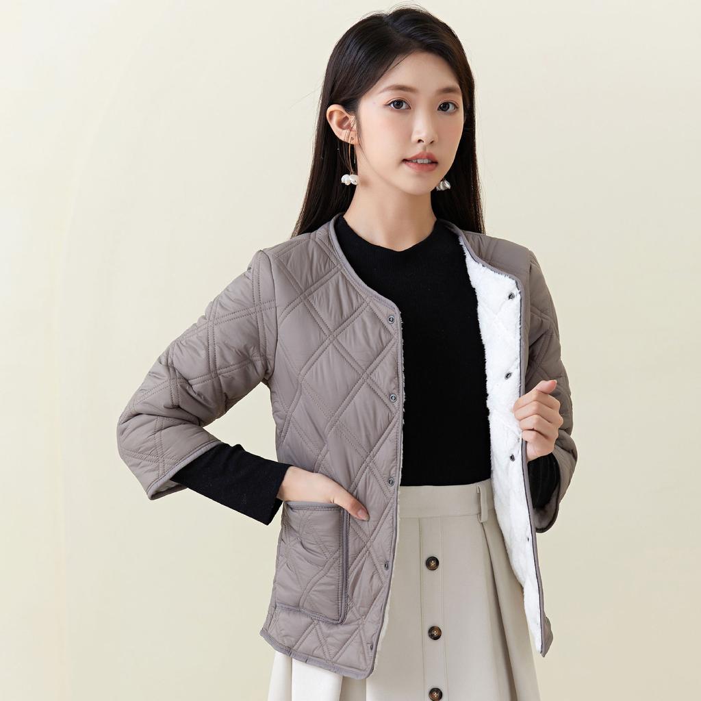 Зимняя домашняя хлопковая одежда женская с рукавом семь минут, утепленная и утолщенная, плюс большая хлопковая куртка, которую может носить мама, внутренняя женская 2409