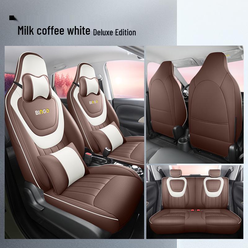 LTCS Wuling Bingo Car Seat Cover: Stylish Sports Leather Cushion for All Seasons