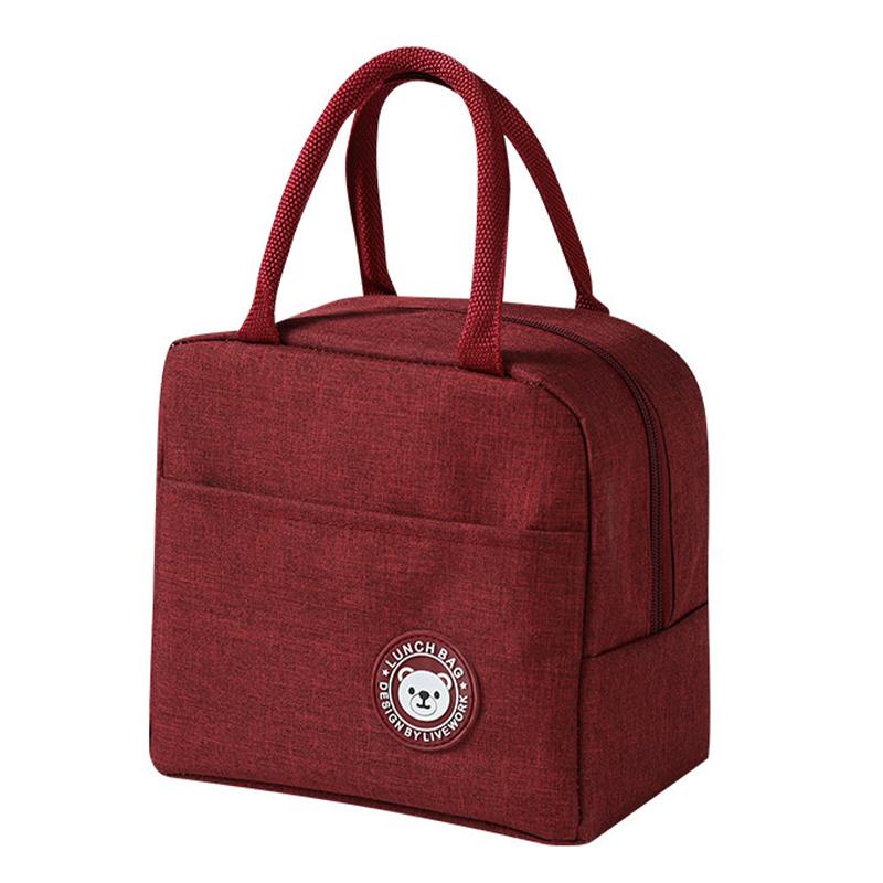 1Pcs Cooler Bag Travel Lunch Box Bag