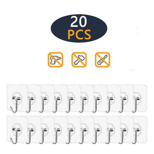 10/20/50pcs Self -adhesive Universal Hooks