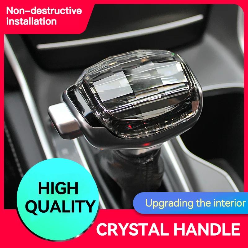 Crystal Gear Shift Knob Cover for Honda Accord 10th Odyssey Vezel HRV Fit Civic 11th CRV 2023 LHD