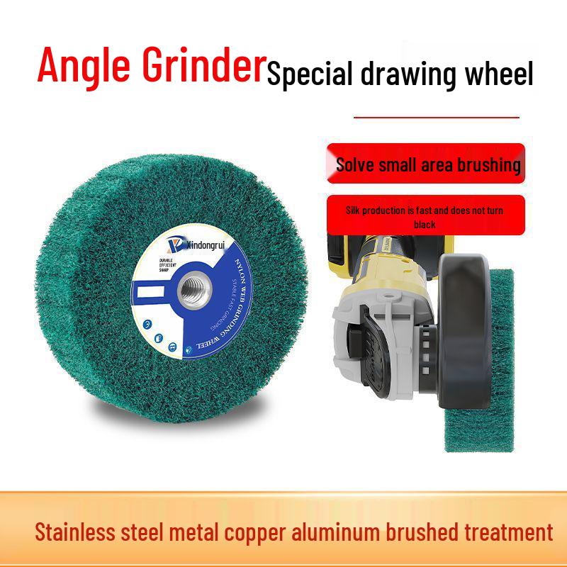 Полировальный станок из нержавеющей стали и нейлонового круга для металла, меди, алюминия и зеркальной полировки с полировальной губкой.