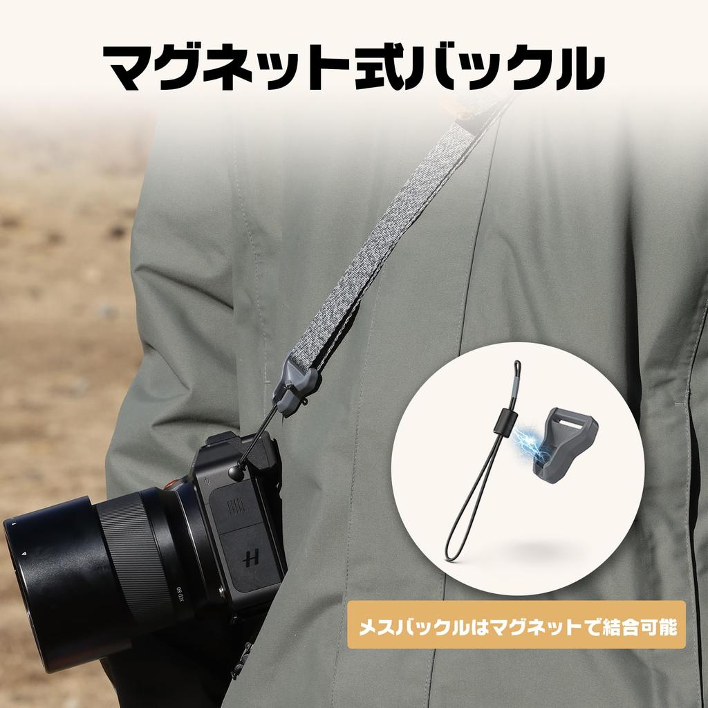 Ремешок для камеры Ulanzi Falcam Maglink с магнитной быстрой застежкой, ремень для быстрой съемки, регулируемая длина для беззеркальных профессиональных камер, противоскользящий