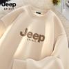 JEEP SPIRIT Men's Heavyweight Fleece-Lined Printed Crewneck Sweatshirt