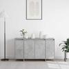 Sideboard Concrete Gray 135 x 41 x 75 cm Particleboard